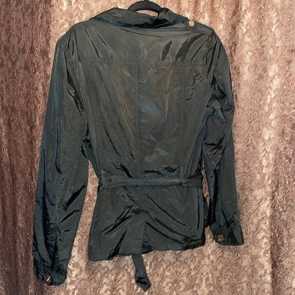 NWOT Women's Green Jones New York Jacket with buckle.  Size Medium. - Picture 2 of 7